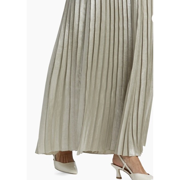 Toccin Dillon Pleated Maxi-Skirt Size 6 - Picture 6 of 12